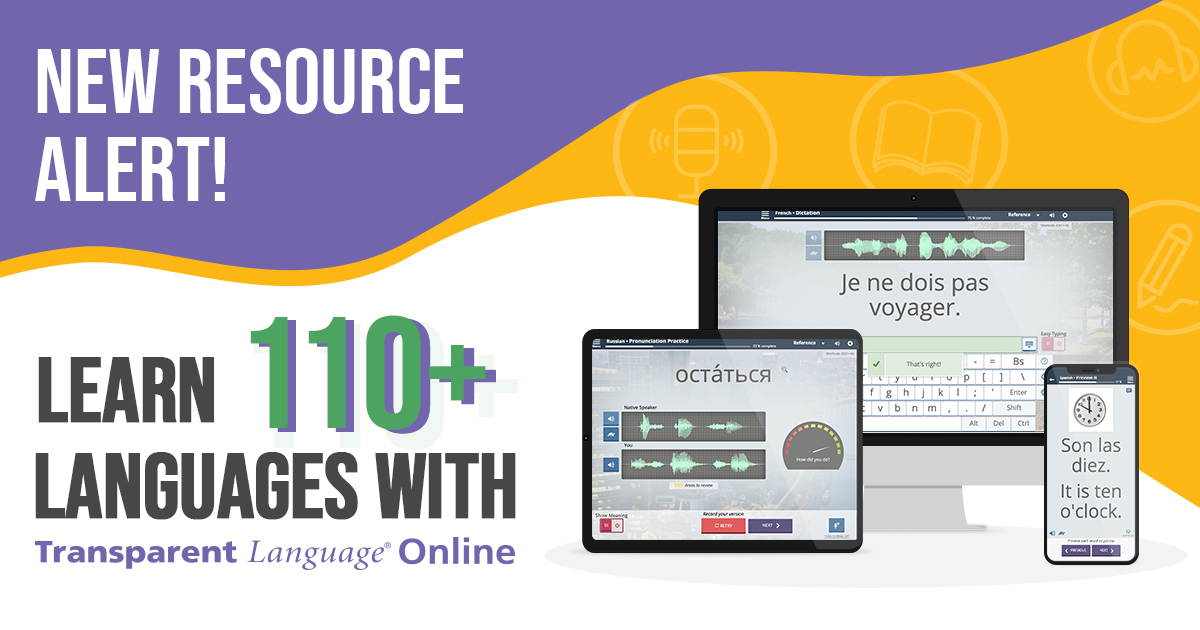 New Resource Alert: Transparent Language